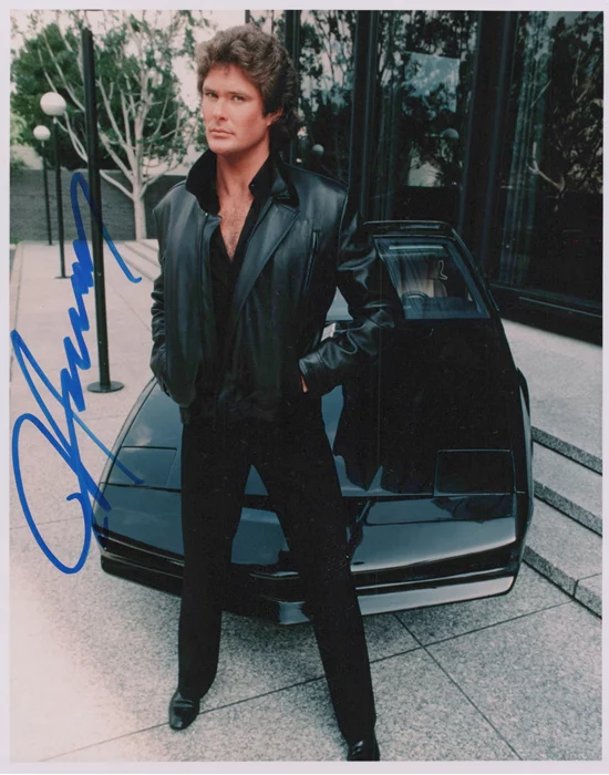 David Hasselhoff autograph