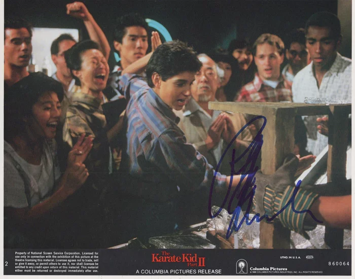 Ralph Macchio autograph