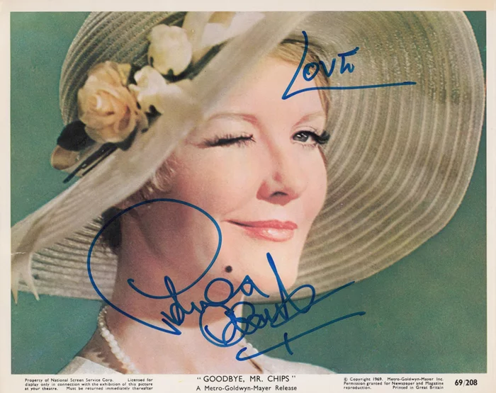 Petula Clark autograph