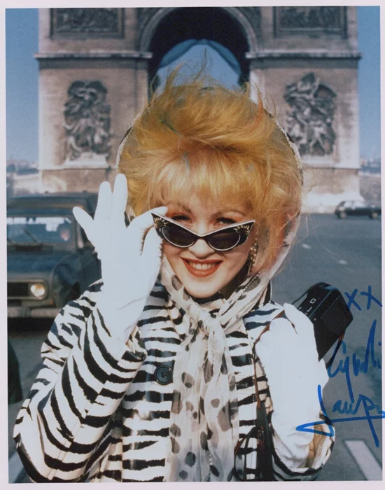 Cyndi Lauper autograph