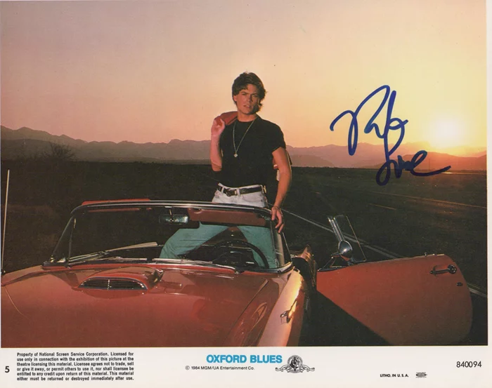Rob Lowe autograph