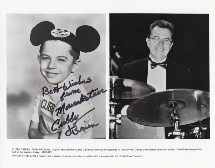 Cubby O'Brien autograph