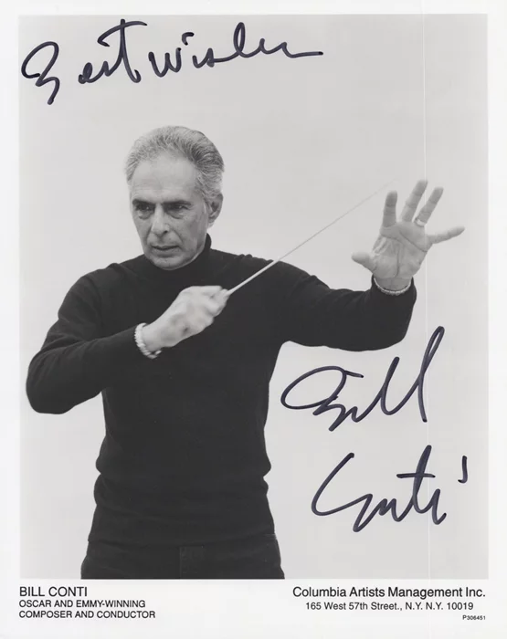 Bill Conti autograph