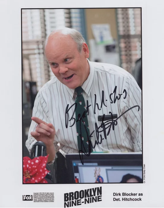 Dirk Blocker autograph