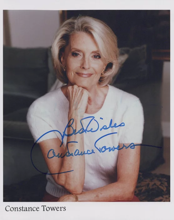 Constance Towers autograph