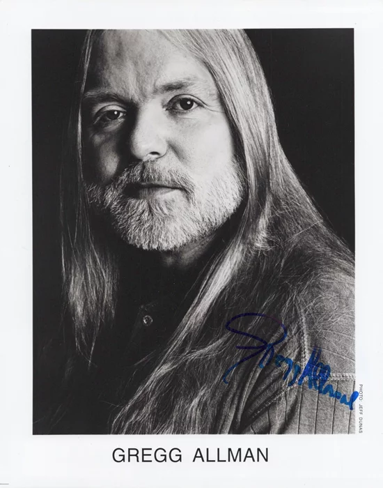Gregg Allman autograph