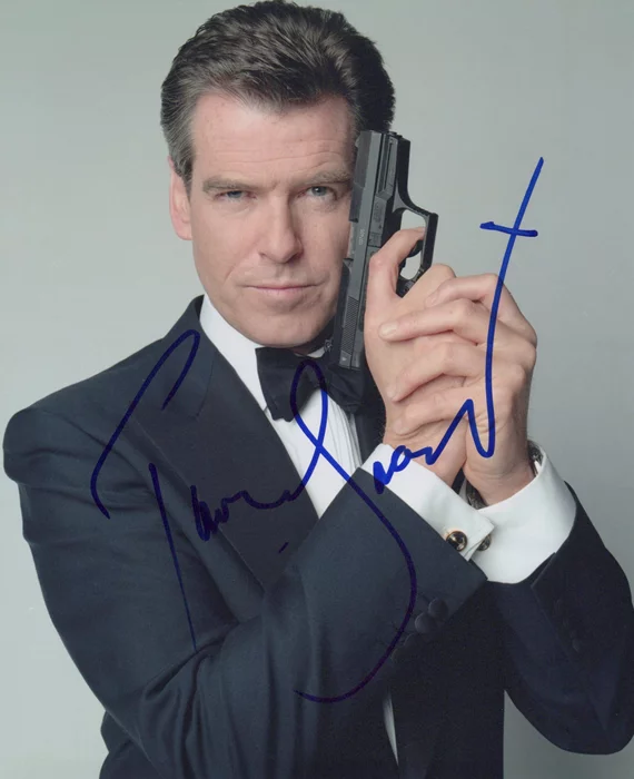 Pierce Brosnan autograph